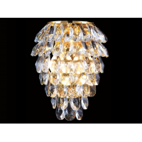 Бра Crystal Lux  CHARME AP3 Gold/Transparent