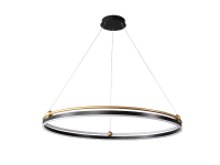 Люстра Crystal Lux ФЕРНАНДО СП88В ЛЕД Черный/Золотой