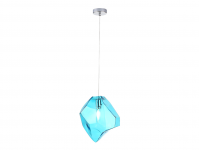 Светильник подвесной Crystal Lux NUESTRO SP1 CHROME/BLUE