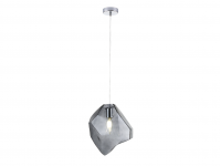 Светильник подвесной Crystal Lux NUESTRO SP1 CHROME/SMOKE