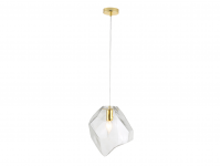 Светильник подвесной Crystal Lux NUESTRO SP1 GOLD/TRANSPARENT