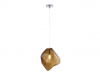 Светильник подвесной Crystal Lux NUESTRO SP1 CHROME/BROWN
