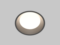 Встраиваемый влагозащитный светильник Maytoni Okno DL055-12W3-4-6K-B