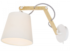 Деревянный светильник ARTE LAMP A5700AP-1WH