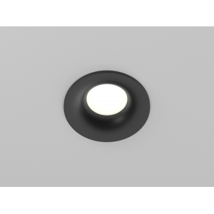 Встраиваемый влагозащитный светильник Maytoni Slim DL027-GU10-B IP44