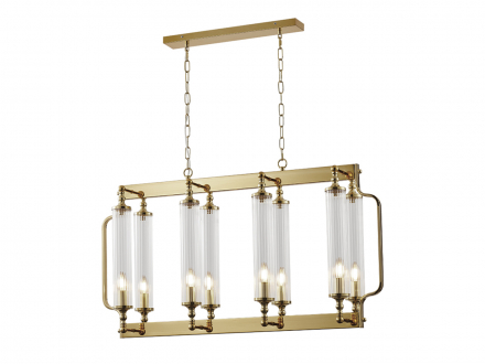 Люстра Crystal Lux TOMAS SP8 L1000 BRASS