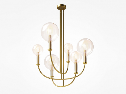 Люстра подвесная Maytoni Status MOD333PL-06BS