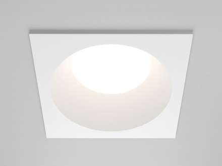 Встраиваемый влагозащитный светильник Maytoni Share DL126-GX53-SQ-W IP44